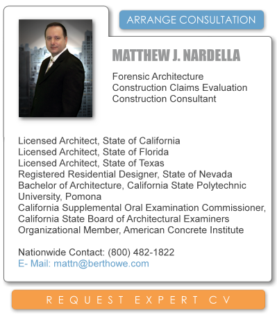 Consulting Architect and Construction Claims Professional